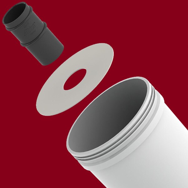 Image of Albion 2 Gal Pail Plastic Skim Plate 6 Plates